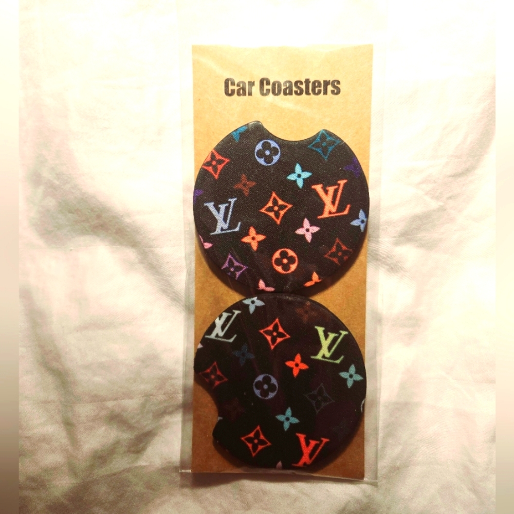 Unbranded Luxury Multicolor Car Coasters